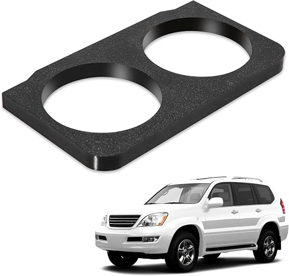 Cup Holder Insert for Lexus GX470 (2003-2009) Upgrade Center Console | Precision Fit for Yeti 20, 30oz, Stanley and Other Glass Cups