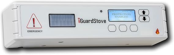 Smart Automatic Stove Shut Off with 24/7 Activity Tracking, 4 prong electric stove plugs only, White