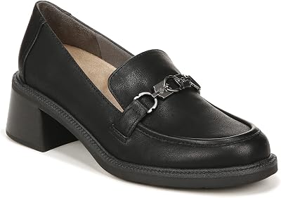 Dr. Scholls Shoes Womens Rate Up Bit Slip On Block Heel Loafer