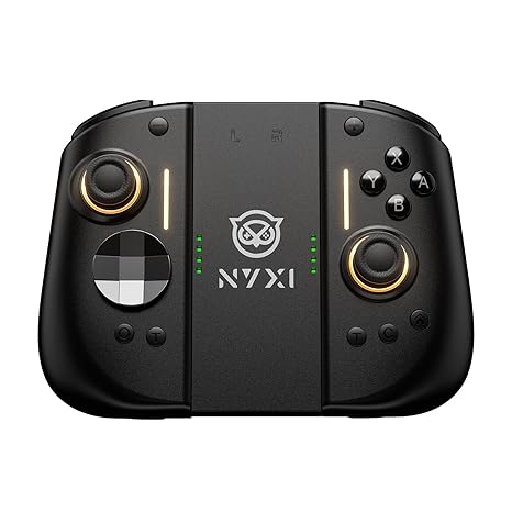 NYXI Hyperion 3 Switch 2 Controller World's First Third-Party Wireless Controller for Switch 2, Hall Effect Joystick, 9-Axis Gyro, Full Mechanical Buttons, Dual Back Buttons & Adjustable Vibration (Black 1)