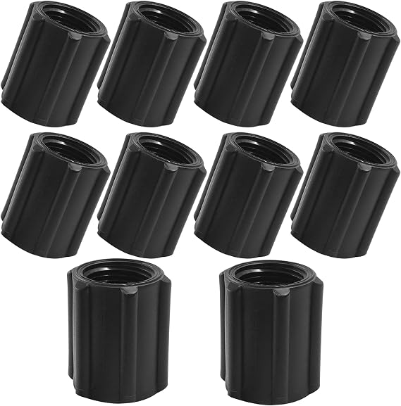 10 Pack 1/2 Inch Double Female Thread Joint PVC Coupling | Threaded NPT Coupling, Sprinkler Pipe Fitting, Durable, For Garden Lawn Irrigation System