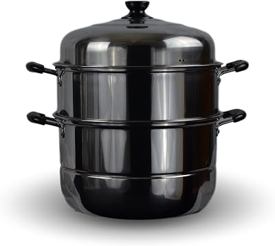 3 Tier Stainless Steel Steamer Cookware Pot 12