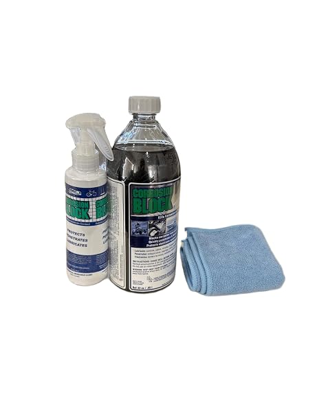 Corrosion Block 32 Oz with Sprayer and Microfiber Towel