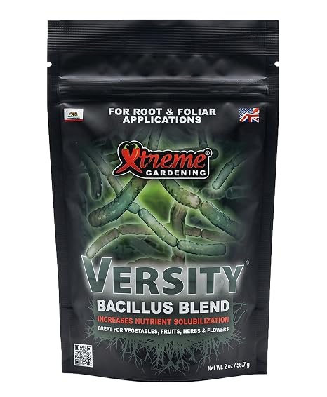 Versity Bacillus Blend | Beneficial Bacteria Root Inoculant for Plants | Supports Strong Root Growth, Nutrient Uptake & Fertilizer Efficiency | Use in Soil, Coco & Hydroponics
