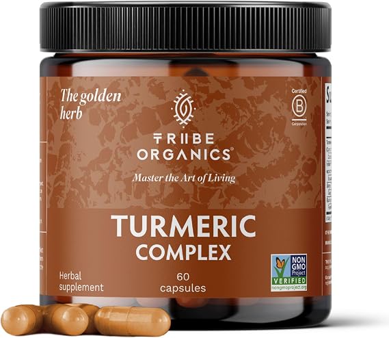Turmeric Curcumin C3 Complex with BioPerine 1050mg - Natural Joint Support - 95% Curcuminoids & Black Pepper Extract for Ultra High Absorption & Potency - Non GMO - Gluten Free - 60 Vegan Capsules