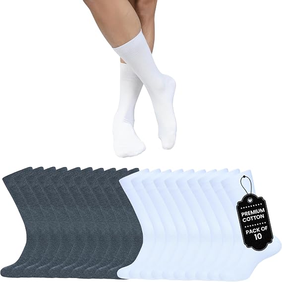 BALENZIA Mens Dress Socks| Trouser Breathable Business Professional Formal Wear | Everyday Sock | Solid Colors