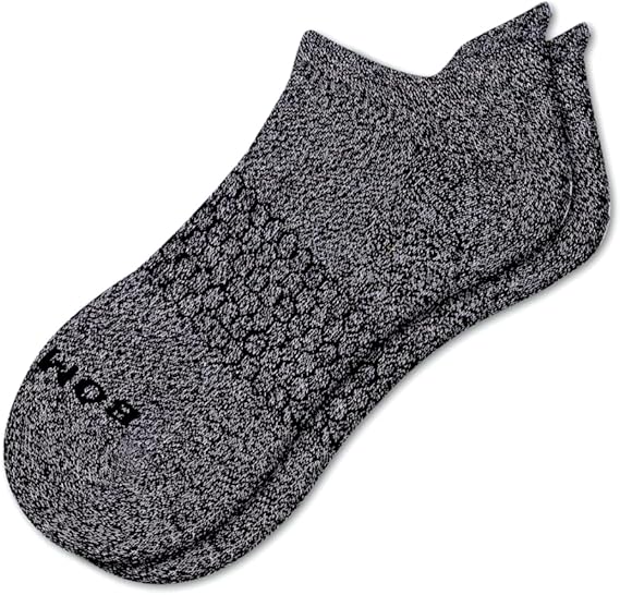 Bombas Women's Originals Ankle Socks, (Grey/Blue)