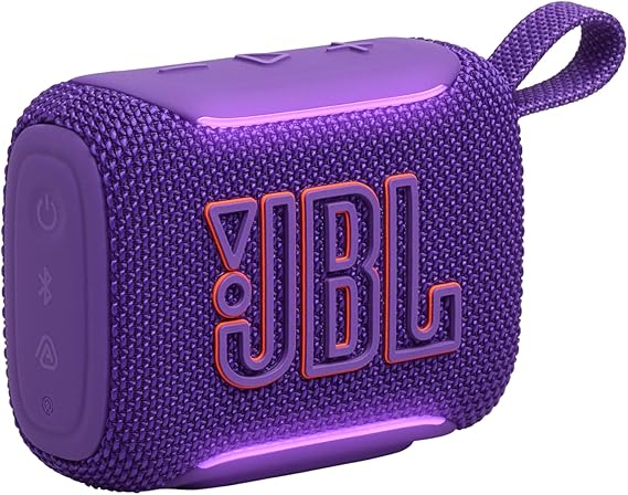 JBL Go 5, Ultra‑Portable Bluetooth Speaker, Waterproof, Purple