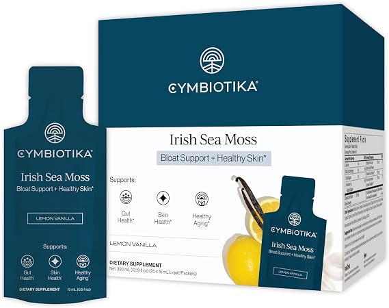 CYMBIOTIKA Irish Sea Moss with Aloe & Fulvic Minerals for Gut & Skin