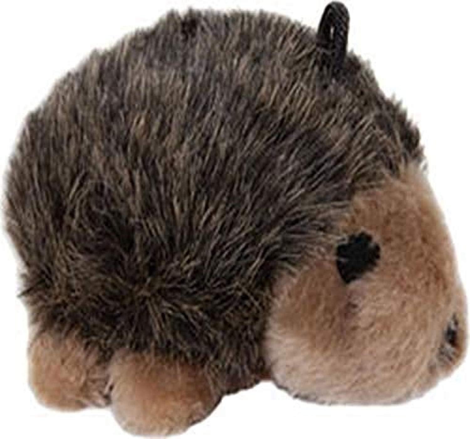 Petmate 291480 Booda Hedgehog Soft Bite Toy for Pets, Large, Brown