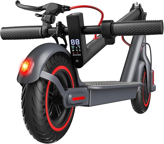 Electric Scooter Adult, 500W Powerful Power, 8.5" Solid Tire, 18/19 MPH