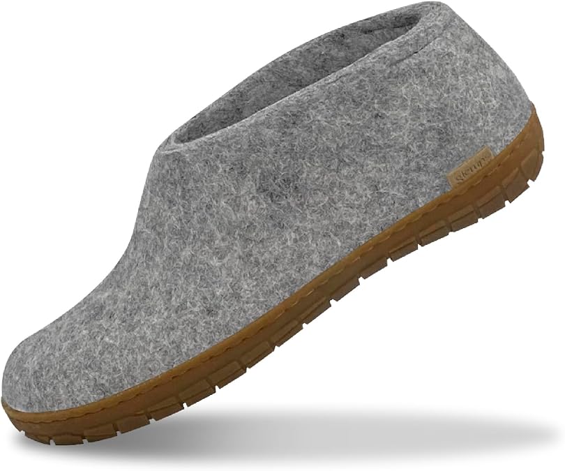 Glerups 100% quality wool mix Shoe Slipper with rubber sole - Unisex