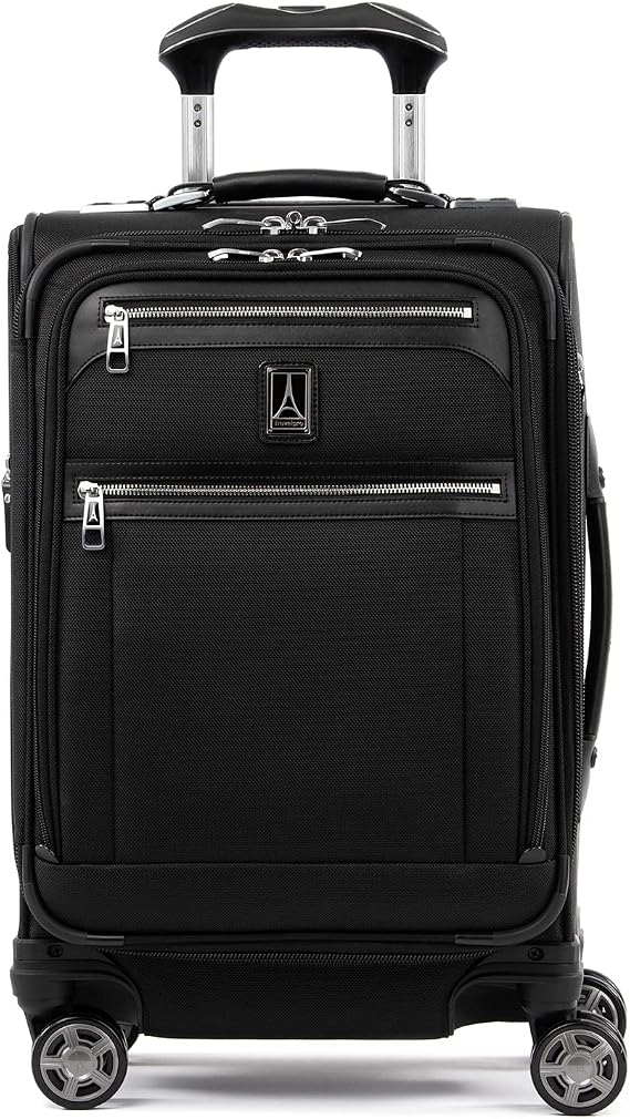 Travelpro Platinum Elite Carry-On Luggage Spinner, Black, 20-Inch