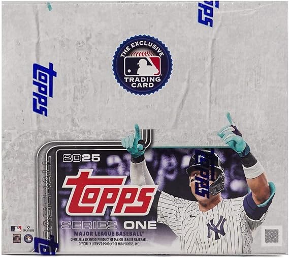 2025 Topps Series 1 Baseball Trading Card MLB Retail 20 Pack Box