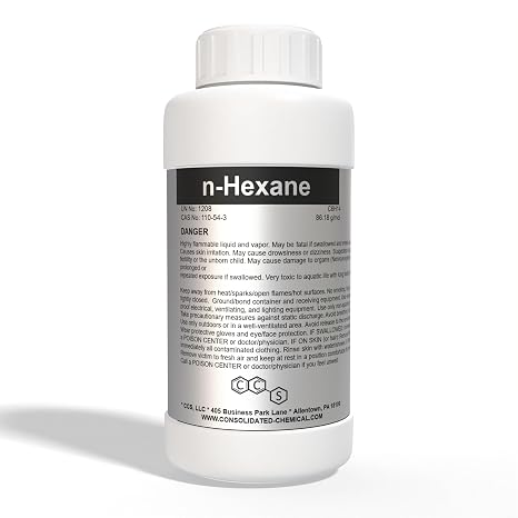 n-Hexane - ACS Grade - 1000mL (32 Fl oz)