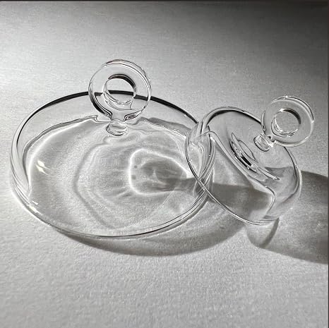 Ultra-Transparent Quartz Crucibles with Lids (Industrial-Grade 100 ml)