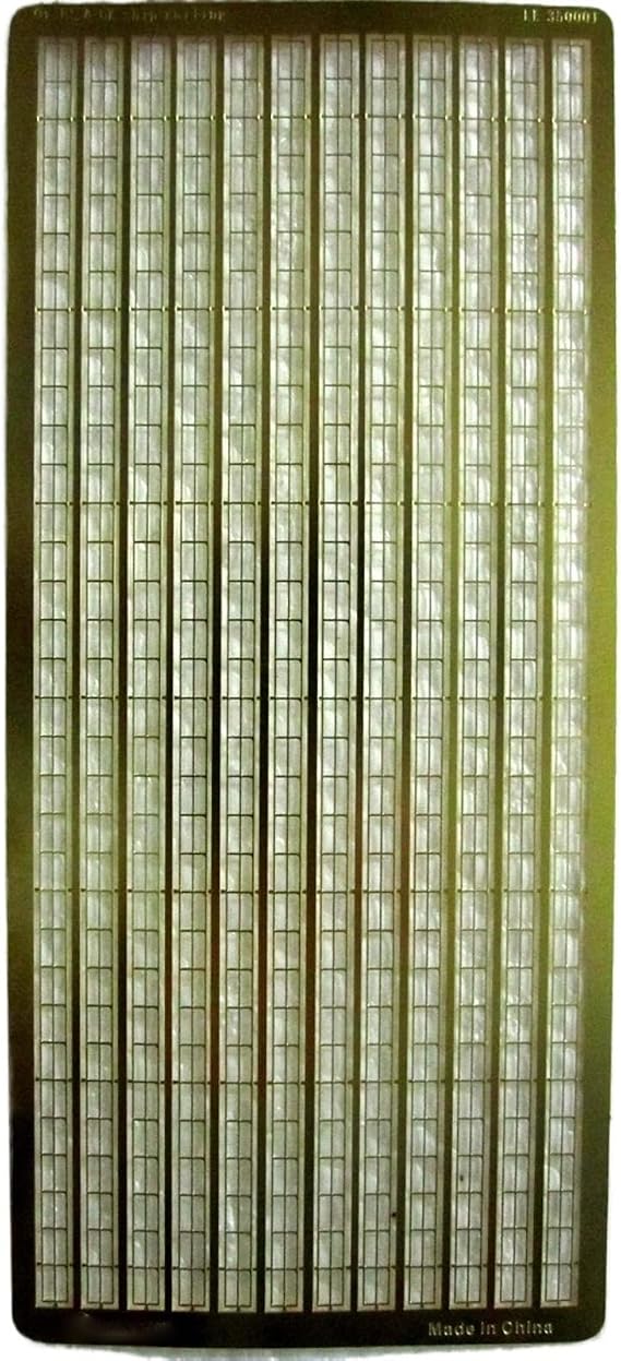 1/350 Scale Universal Ship Superstructure Railing PE Set Brass Photo-Etched Kit for Battleship and Carrier Modelers
