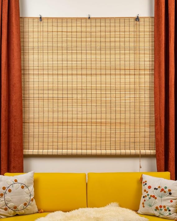 Rodos Ahşap Bambu Stor Perde (80 x 180)