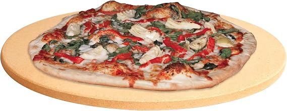 16.5" Round ThermaBondTM Baking/Pizza Stone - for Oven or Grill - PC9898