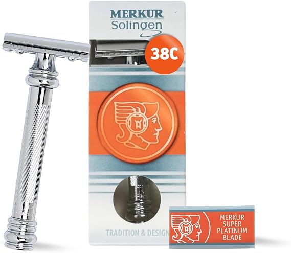Merkur 38C Barber Pole Safety Razor