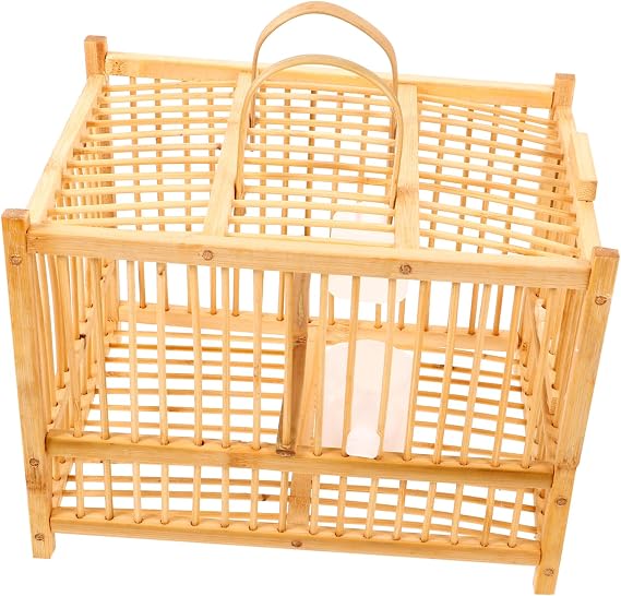 Balacoo Breeding Bird Cage Double-Layer Encrypted Large Indoor Parrot Cages Easy Maintenance