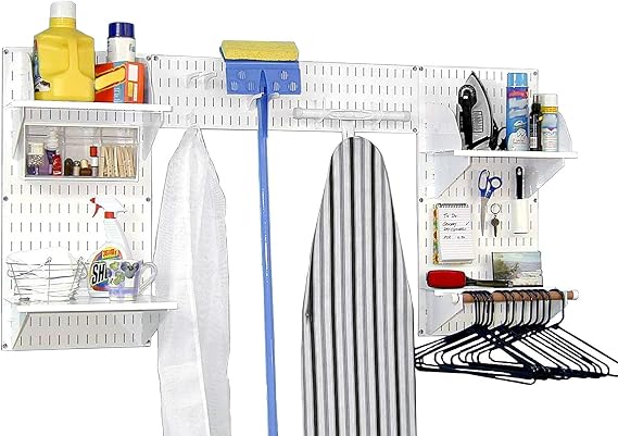 Wall Control Deluxe Laundry Room Wall Organizer Storage Kit
