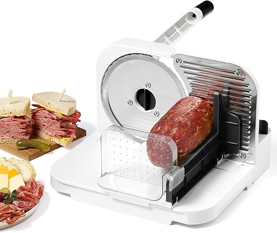 Starfrit Deli Slicer, 6.5" Stainless Steel Blade, Adjustable Thickness