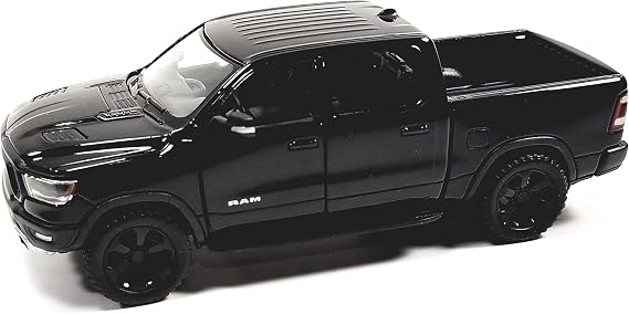 KiNSMART - 2019 Dodge Ram 1500 Pickup 1:46 O Scale 5" Die Cast Metal Model Toy Truck (Black)