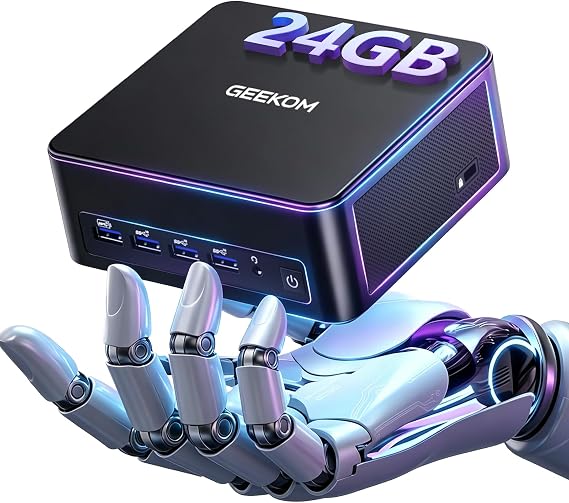 GEEKOM IT13 Max Ultra 9 185H 24GB LPDDR5 + 6TB SSD Mini PC