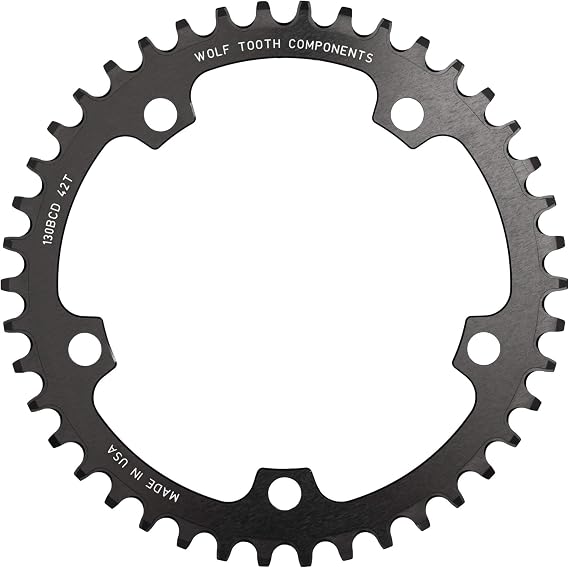 Wolf Tooth Components Drop Stop B 130 BCD Chainring 44T