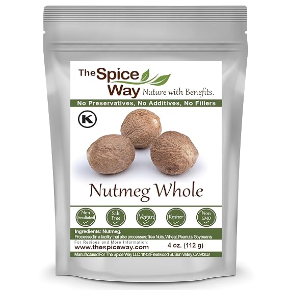 The Spice Way Nutmeg Whole - (4 oz)