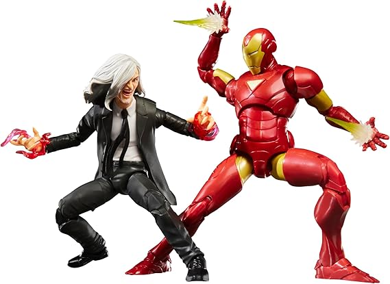 Hasbro Marvel Legends Serisi Demir Adam (Extremis) ve Marvel's Mandarin İkili Aksiyon Figür Seti, Avengers Comics