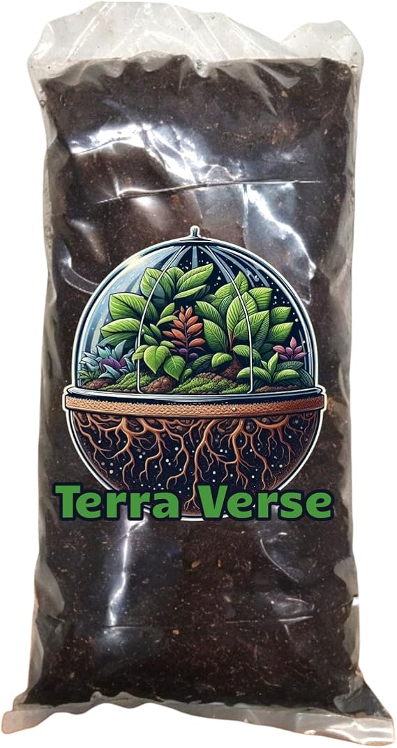 TerraVerse: Rainforest Terrarium Substrate Mix | Bioactive | Limestone Calcium Infused | 4 Quart