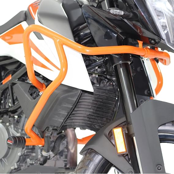 GP Kompozit Engine Guard Crash Bar Protection Orange Compatible for KTM 250 Adventure / 390 Adventure 2020-2024