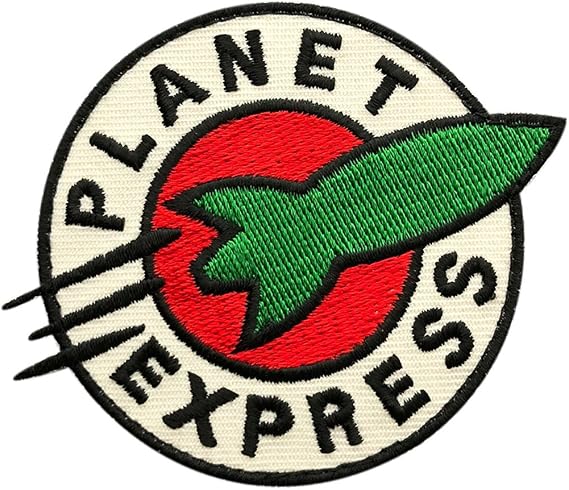 Rocket Express Embroidered Hook Fastener Patch (2.5 inch)