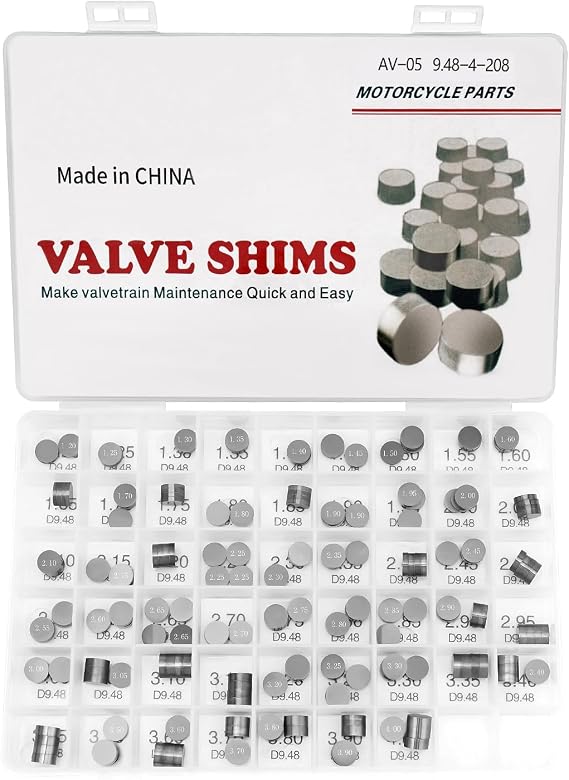 Adjustable Valve Shim Kit 9.48mm O.D. 1.20mm-4.00mm