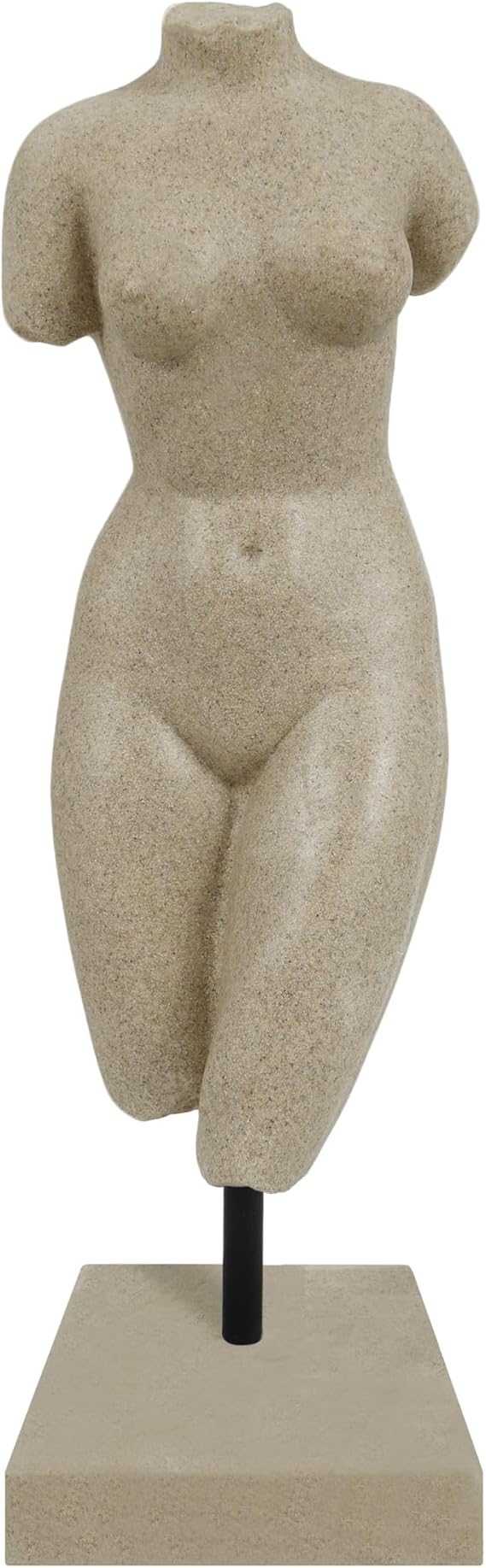 Female Bust Sculpture, Modern Minimalist Home Decor, 14'' Tall