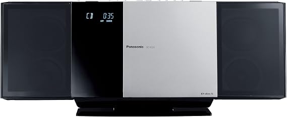 Panasonic SC-HC35-S Compact Stereo System, Silver