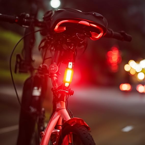 Busstier USB Şarj Edilebilir LED Bisiklet Arka Lambası – Su Geçirmez ve Parlak Güvenlik Işığı