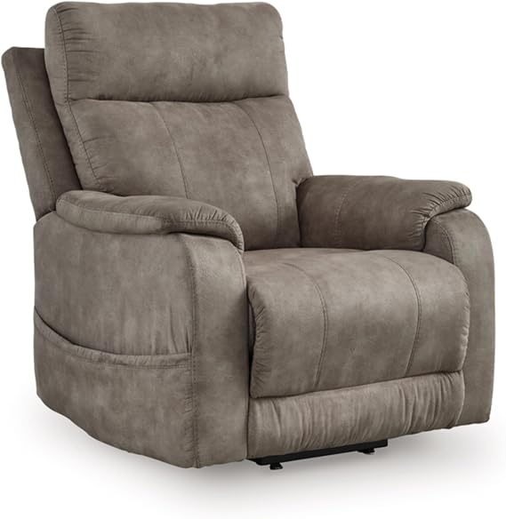 Signature Design by Ashley Dual Motor Power Lift Recliner, Heat & Massage