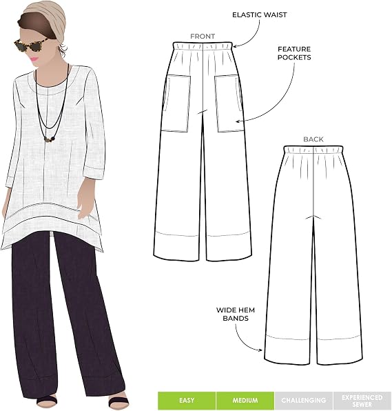 Style Arc Sewing Pattern - Daisy Designer Pant (Sizes 04-16)