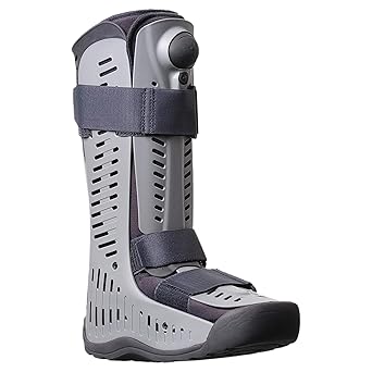 Ossur Rebound Air Walker Boot | Comfortable Walking Boot with Compression Straps &amp;amp; Air Pump Rocker Bottom | Walking Boot for Broken Foot, Walking Boot for Sprained Ankle Low Top, Medium