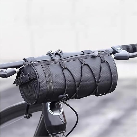 Bike Handlebar Bag for Marin Mount Vision Rift Zone Nail Trail Hawk Hill, Handy Front Bike Bags Bicycle Front Frame Storage Pouch Frame Storage Roll Bag, Fits Most Mountain and Road Bicycles