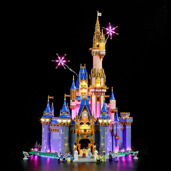 YEABRICKS LED Light Kit for Lego Disney Castle 43222