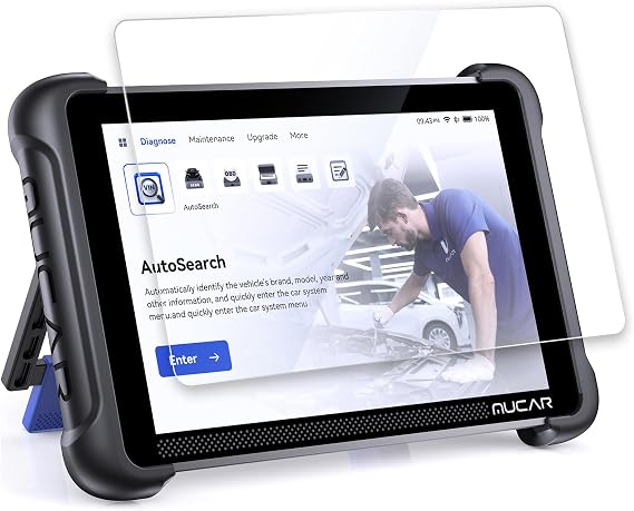 mucar Tempered Glass Screen Protector 892BT Scanner