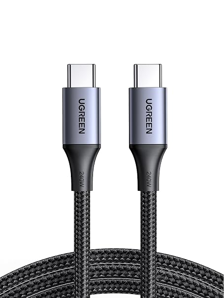UGREEN 240W USB C Charger Cable PD 3.1 USB C to USB C Fast Charging, 2M