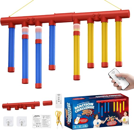 Reflex Drop Stick Game, Catching Falling Sticks Games Solo/Dual Play