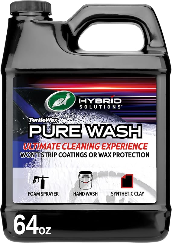 Turtle Wax Pure Wash Foaming pH Neutral Car Soap, 64 oz. (Pack of 1)