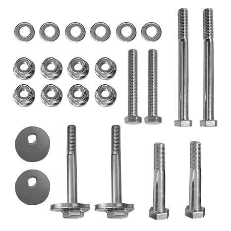 24PCS Front Control Arms Cam Bolts Hardware Kit for Dodge Ram