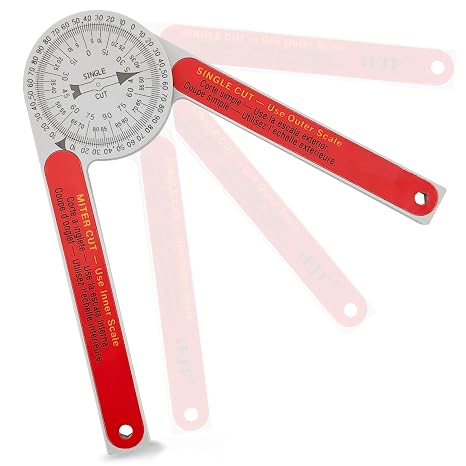 Miter Saw Protractor, Angle Finder for Woodworking Replacement for #505P-7